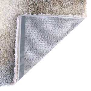 Khaki 2' x 3' 1 Soft Touch Shag Rectangle Area Rug Thick Soft Touch Fluffy & Plush Shaggy Pile