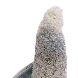 Khaki 2' x 3' 1 Soft Touch Shag Rectangle Area Rug Thick Soft Touch Fluffy & Plush Shaggy Pile