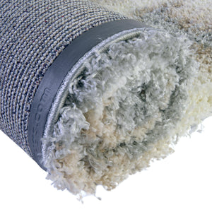 Khaki 2' x 3' 1 Soft Touch Shag Rectangle Area Rug Thick Soft Touch Fluffy & Plush Shaggy Pile