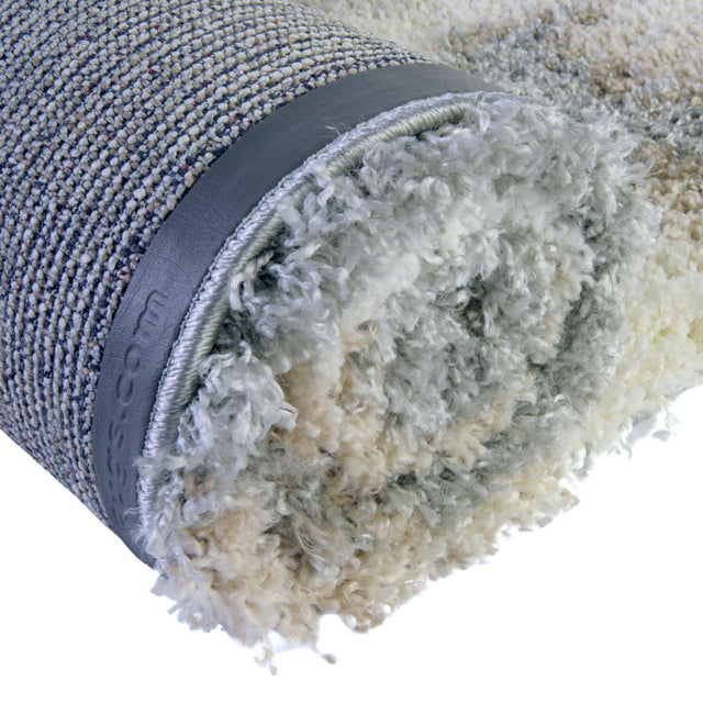 Khaki 2' x 3' 1 Soft Touch Shag Rectangle Area Rug Thick Soft Touch Fluffy & Plush Shaggy Pile