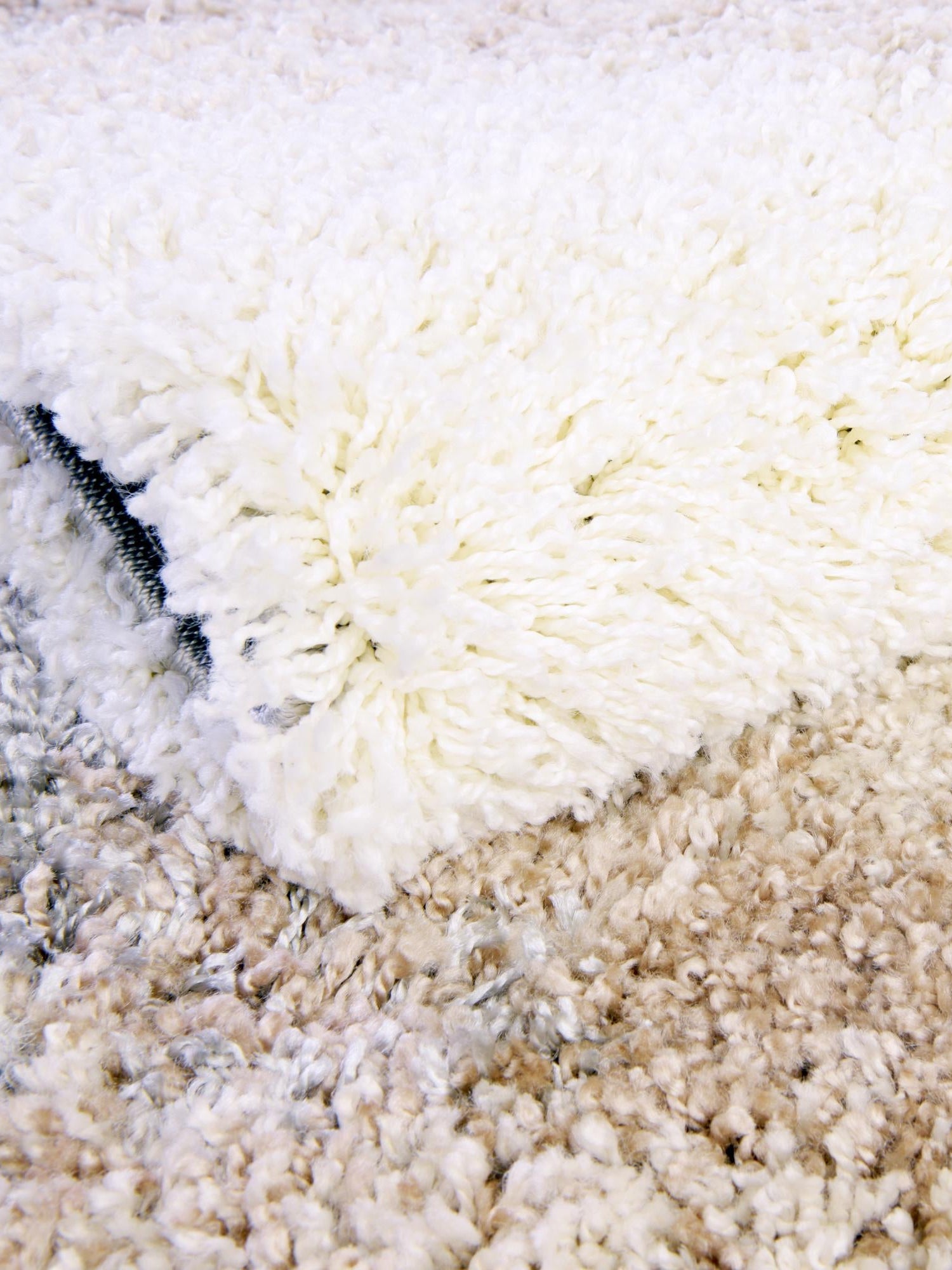Khaki 2' 7 x 13' 1 Soft Touch Shag Runner Area Rug Thick Soft Touch Fluffy & Plush Shaggy Pile 100% Polypropylene Unique Carpet for Modern Home Interiors for Sale at Rug Engine