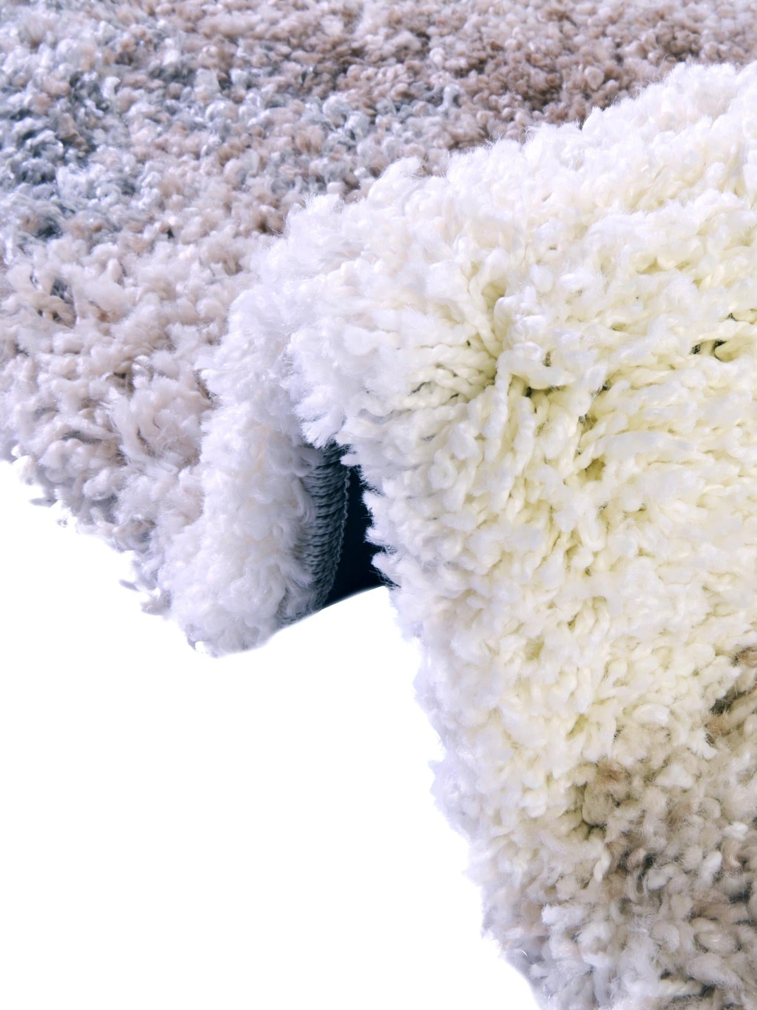 Khaki 2' 7 x 13' 1 Soft Touch Shag Runner Area Rug Thick Soft Touch Fluffy & Plush Shaggy Pile 100% Polypropylene Unique Carpet for Modern Home Interiors for Sale at Rug Engine