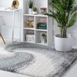Sage Green 5' 3 x 8' Soft Touch Shag Rectangle Area Rug Thick Soft Touch Fluffy & Plush Shaggy Pile