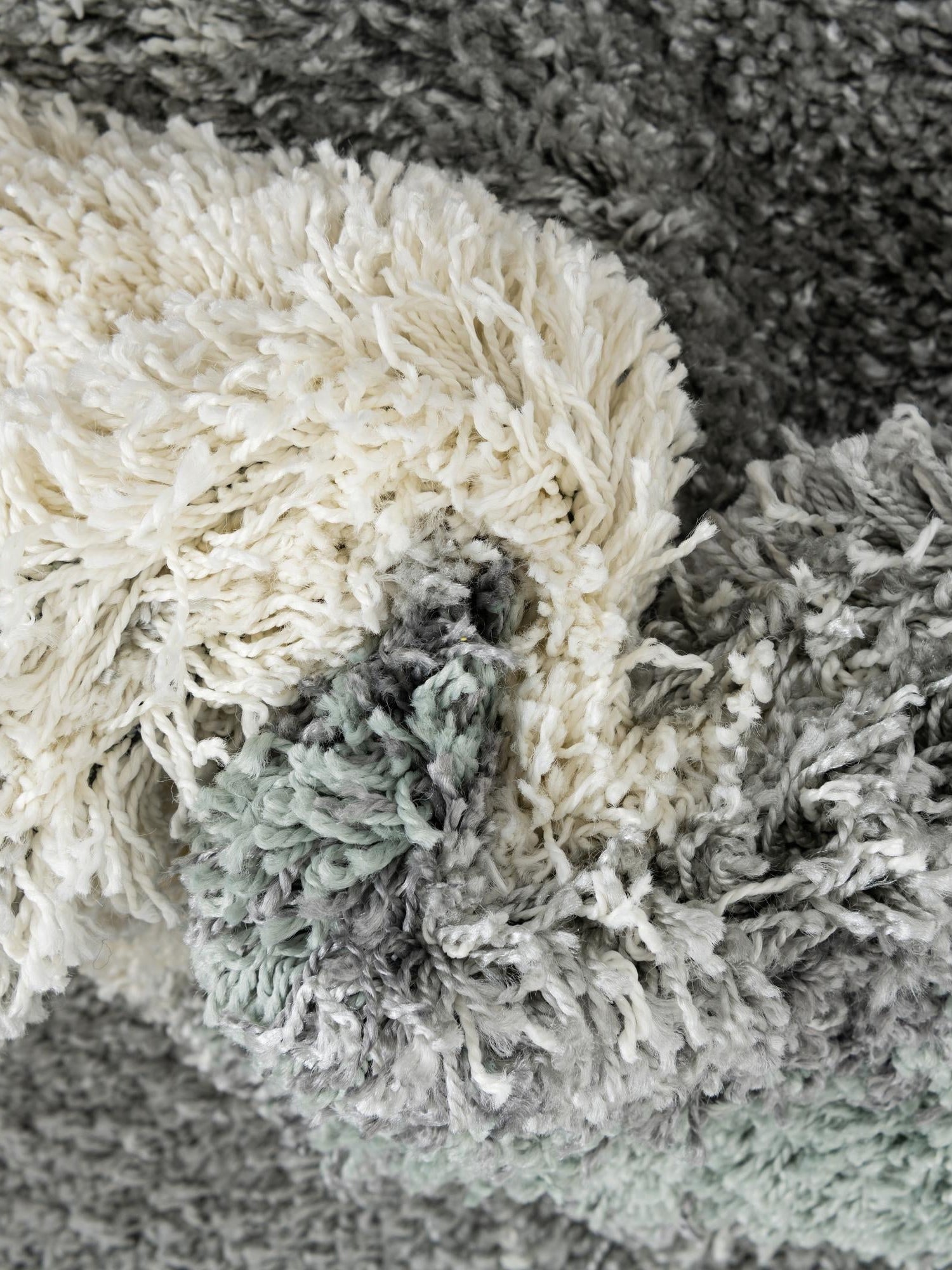 Sage Green 7' 10 x 11' Soft Touch Shag Rectangle Area Rug Thick Soft Touch Fluffy & Plush Shaggy Pile 100% Polypropylene Unique Carpet for Modern Home Interiors for Sale at Rug Engine