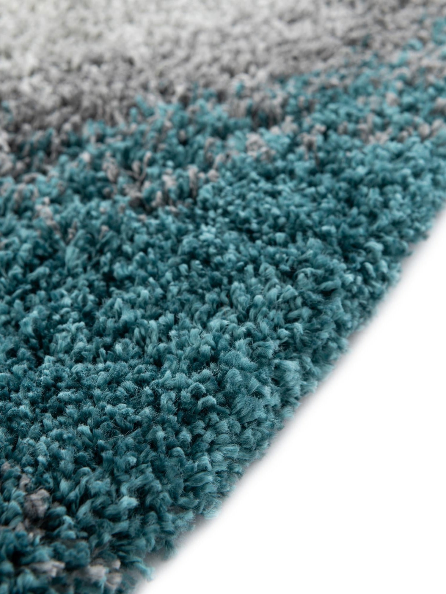 Turquoise 4' 1 x 4' 1 Soft Touch Shag Round Area Rug Thick Soft Touch Fluffy & Plush Shaggy Pile 100% Polypropylene Unique Carpet for Modern Home Interiors for Sale at Rug Engine