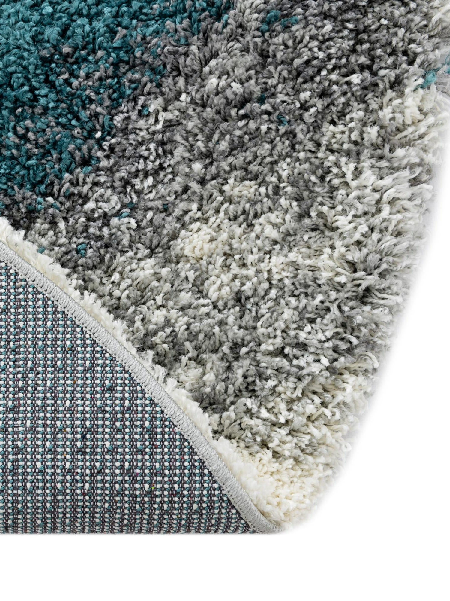 Turquoise 4' 1 x 4' 1 Soft Touch Shag Round Area Rug Thick Soft Touch Fluffy & Plush Shaggy Pile 100% Polypropylene Unique Carpet for Modern Home Interiors for Sale at Rug Engine