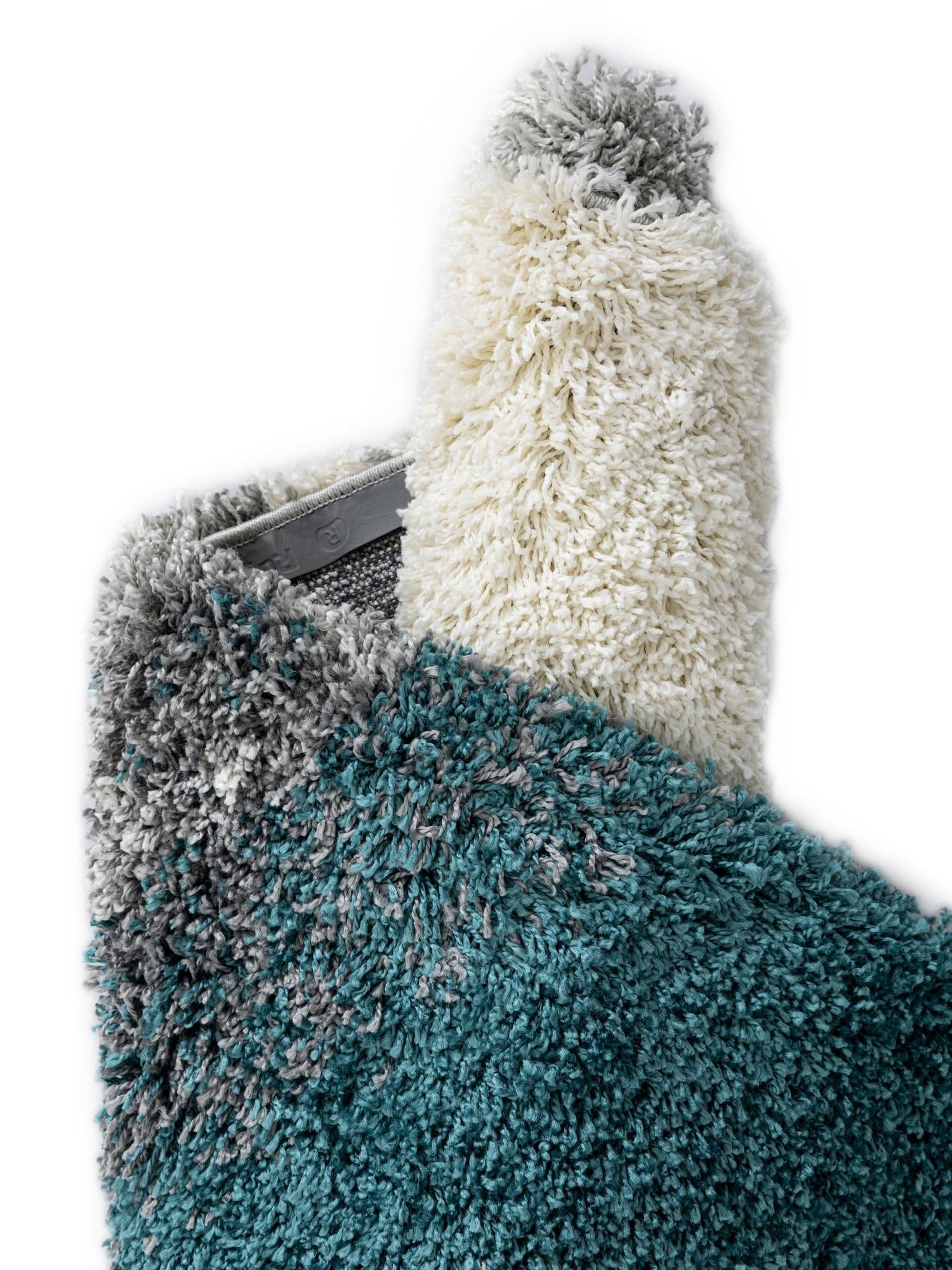 Turquoise 3' 3 x 3' 3 Soft Touch Shag Round Area Rug Thick Soft Touch Fluffy & Plush Shaggy Pile 100% Polypropylene Unique Carpet for Modern Home Interiors for Sale at Rug Engine