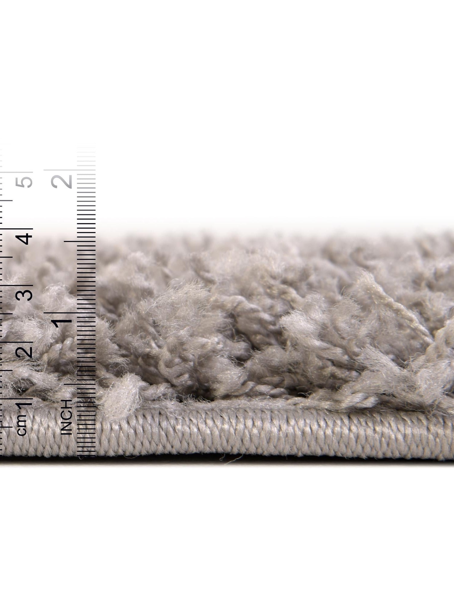 Cloud Gray 5' 3 x 5' 3 Solid Shag Square Area Rug Thick Soft Touch Fluffy & Plush Shaggy Pile Durable Minimalist Carpet for Classic Interior Design for Sale at Rug Engine