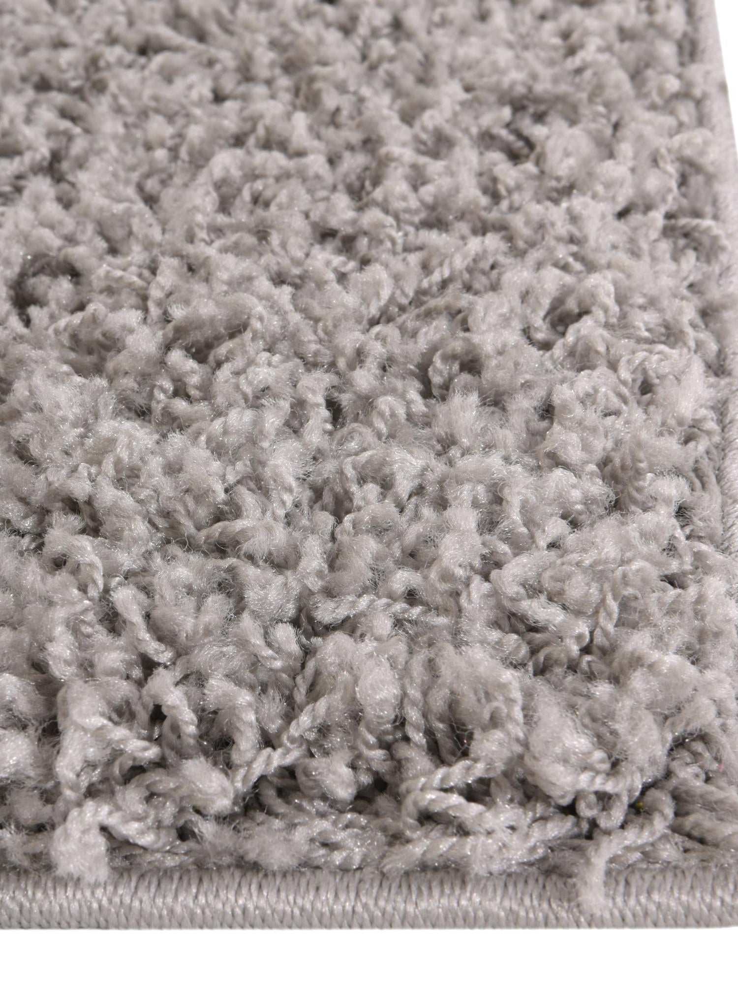 Cloud Gray 5' 3 x 5' 3 Solid Shag Square Area Rug Thick Soft Touch Fluffy & Plush Shaggy Pile Durable Minimalist Carpet for Classic Interior Design for Sale at Rug Engine