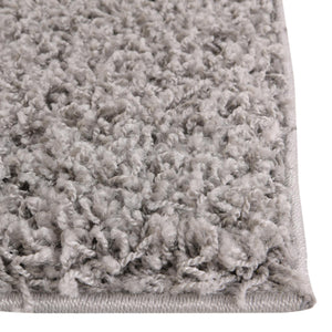 Cloud Gray 5' 3 x 5' 3 Solid Shag Square Area Rug Thick Soft Touch Fluffy & Plush Shaggy Pile