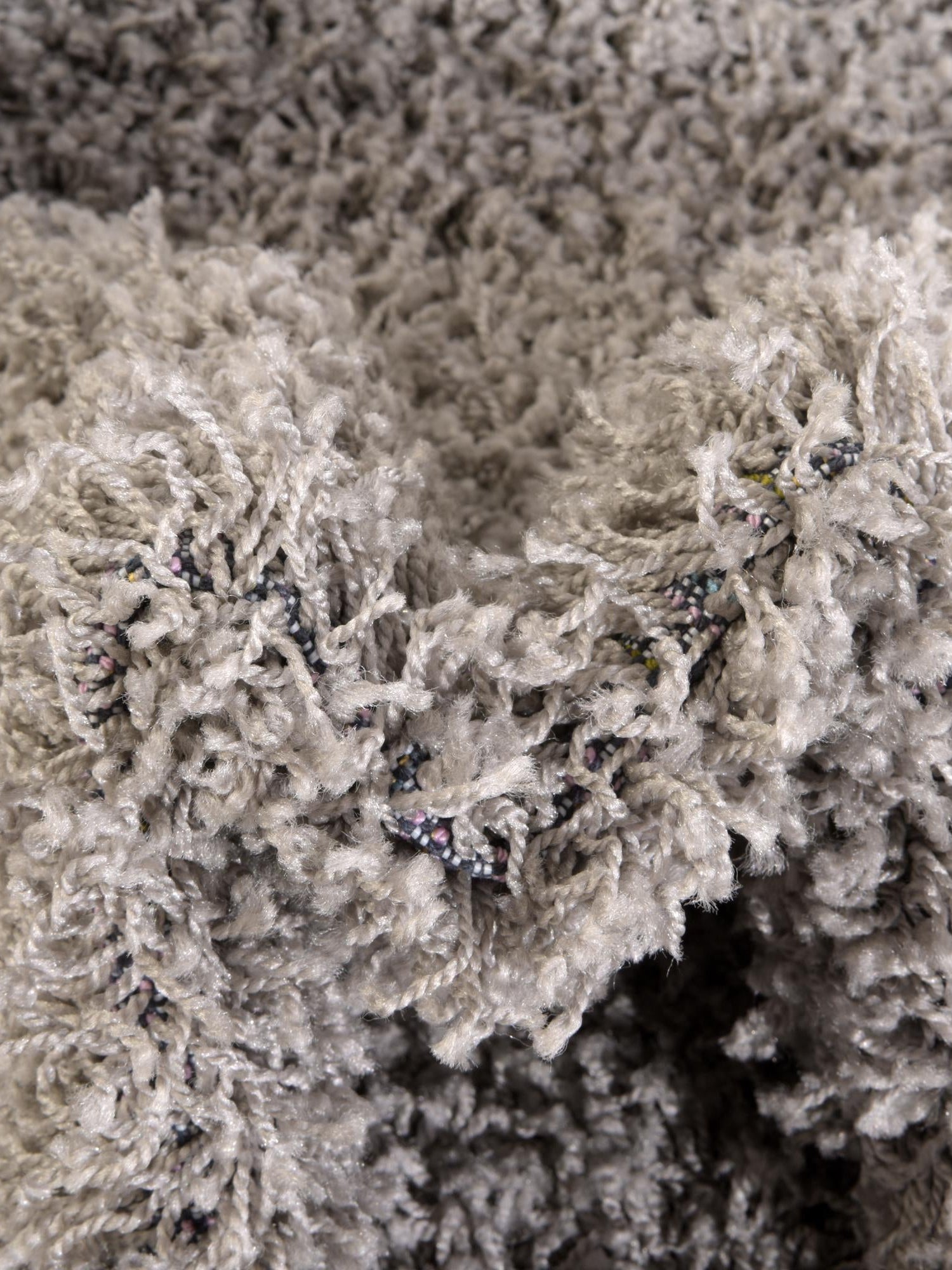 Cloud Gray 5' 3 x 5' 3 Solid Shag Square Area Rug Thick Soft Touch Fluffy & Plush Shaggy Pile Durable Minimalist Carpet for Classic Interior Design for Sale at Rug Engine