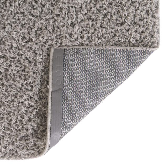 Cloud Gray 5' 3 x 5' 3 Solid Shag Square Area Rug Thick Soft Touch Fluffy & Plush Shaggy Pile