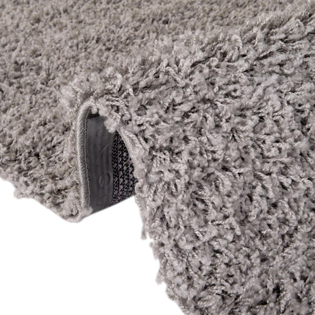 Cloud Gray 5' 3 x 5' 3 Solid Shag Square Area Rug Thick Soft Touch Fluffy & Plush Shaggy Pile Durable Minimalist Carpet for Classic Interior Design for Sale at Rug Engine