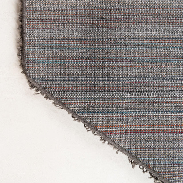 Graphite Gray 4' 1 x 4' 1 Solid Shag Octagon Area Rug Thick Soft Touch Fluffy & Plush Shaggy Pile