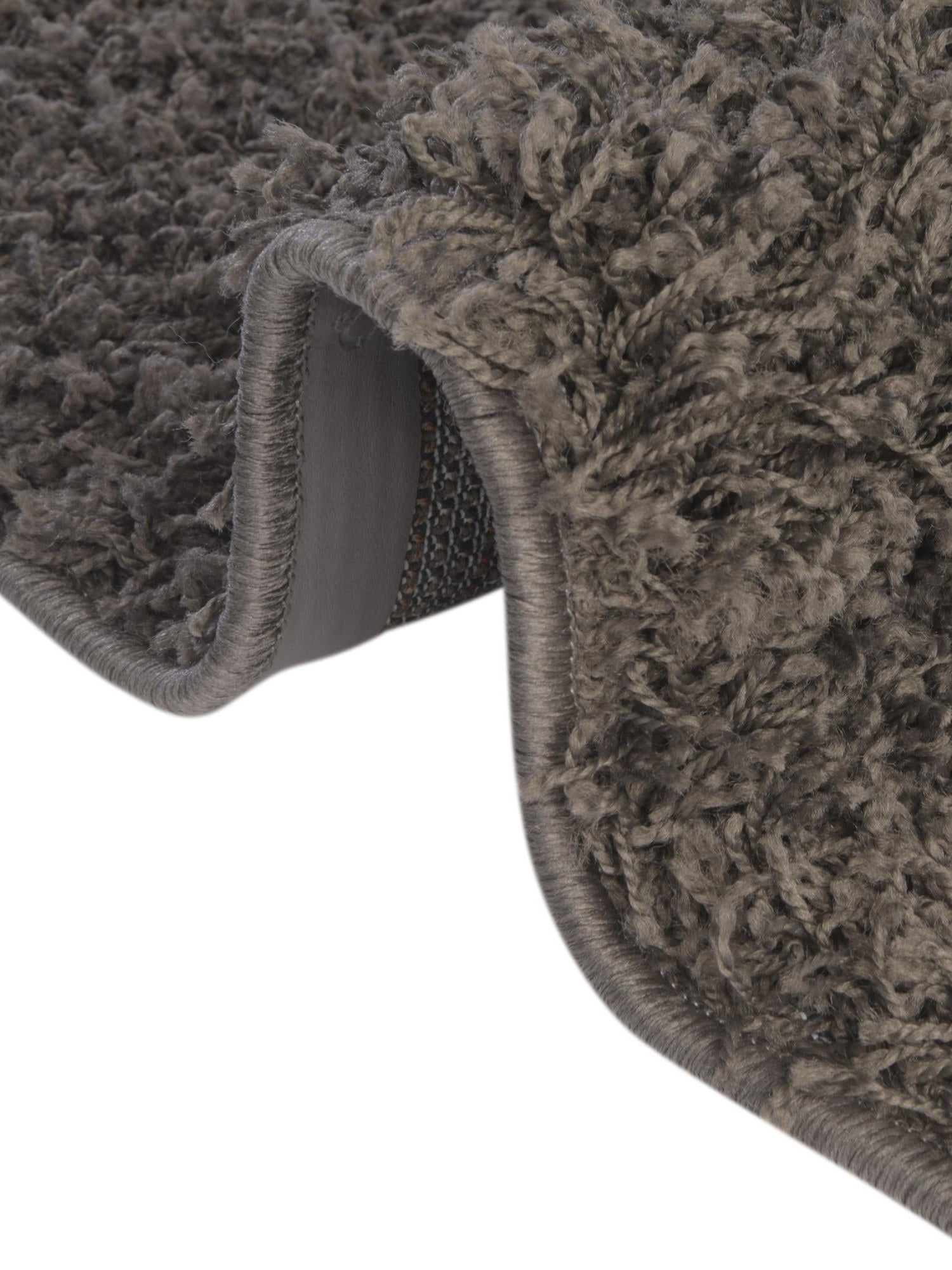 Graphite Gray 6' 1 x 6' 1 Solid Shag Octagon Area Rug Thick Soft Touch Fluffy & Plush Shaggy Pile Durable Minimalist Carpet for Classic Interior Design for Sale at Rug Engine