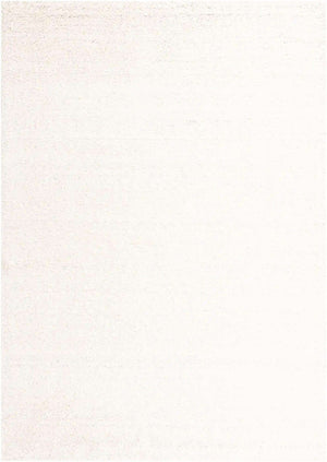 Snow White 10' x 14' 1 Solid Shag Rectangle Area Rug Thick Soft Touch Fluffy & Plush Shaggy Pile