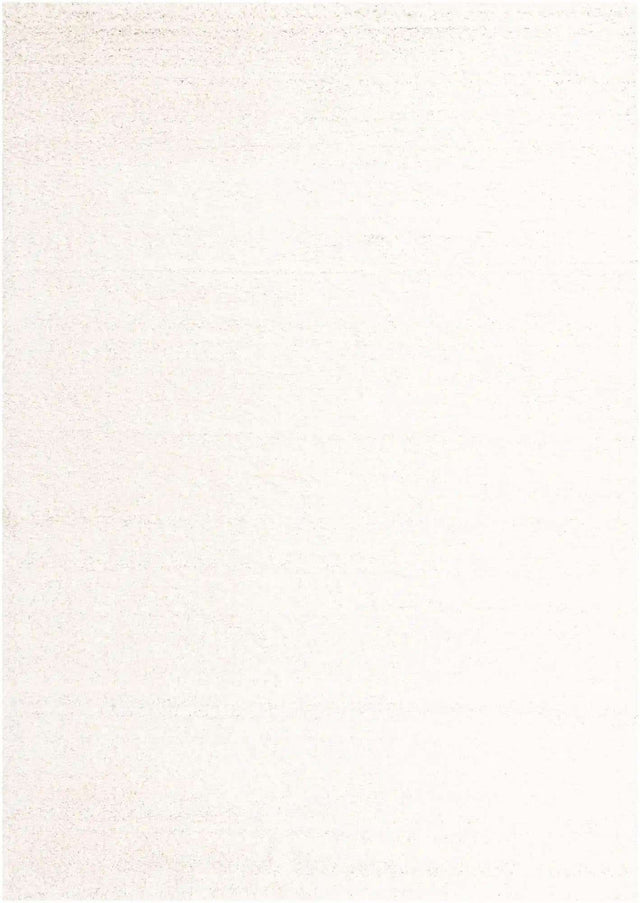 Snow White 10' x 14' 1 Solid Shag Rectangle Area Rug Thick Soft Touch Fluffy & Plush Shaggy Pile