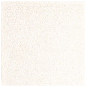 Snow White 5' 3 x 5' 3 Solid Shag Square Area Rug Thick Soft Touch Fluffy & Plush Shaggy Pile