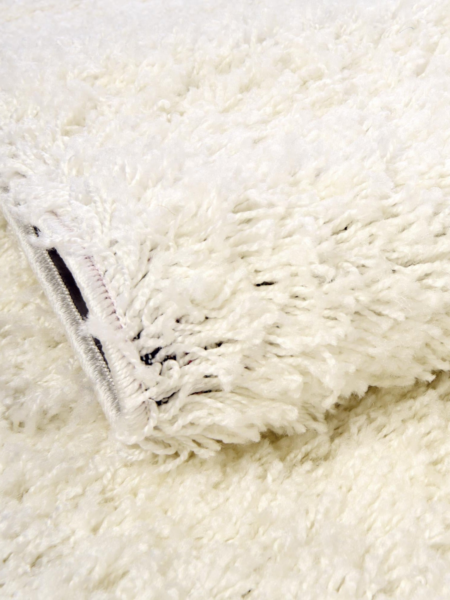 Snow White 7' 10 x 10' Solid Shag Oval Area Rug Thick Soft Touch Fluffy & Plush Shaggy Pile Durable Minimalist Carpet for Classic Interior Design for Sale at Rug Engine