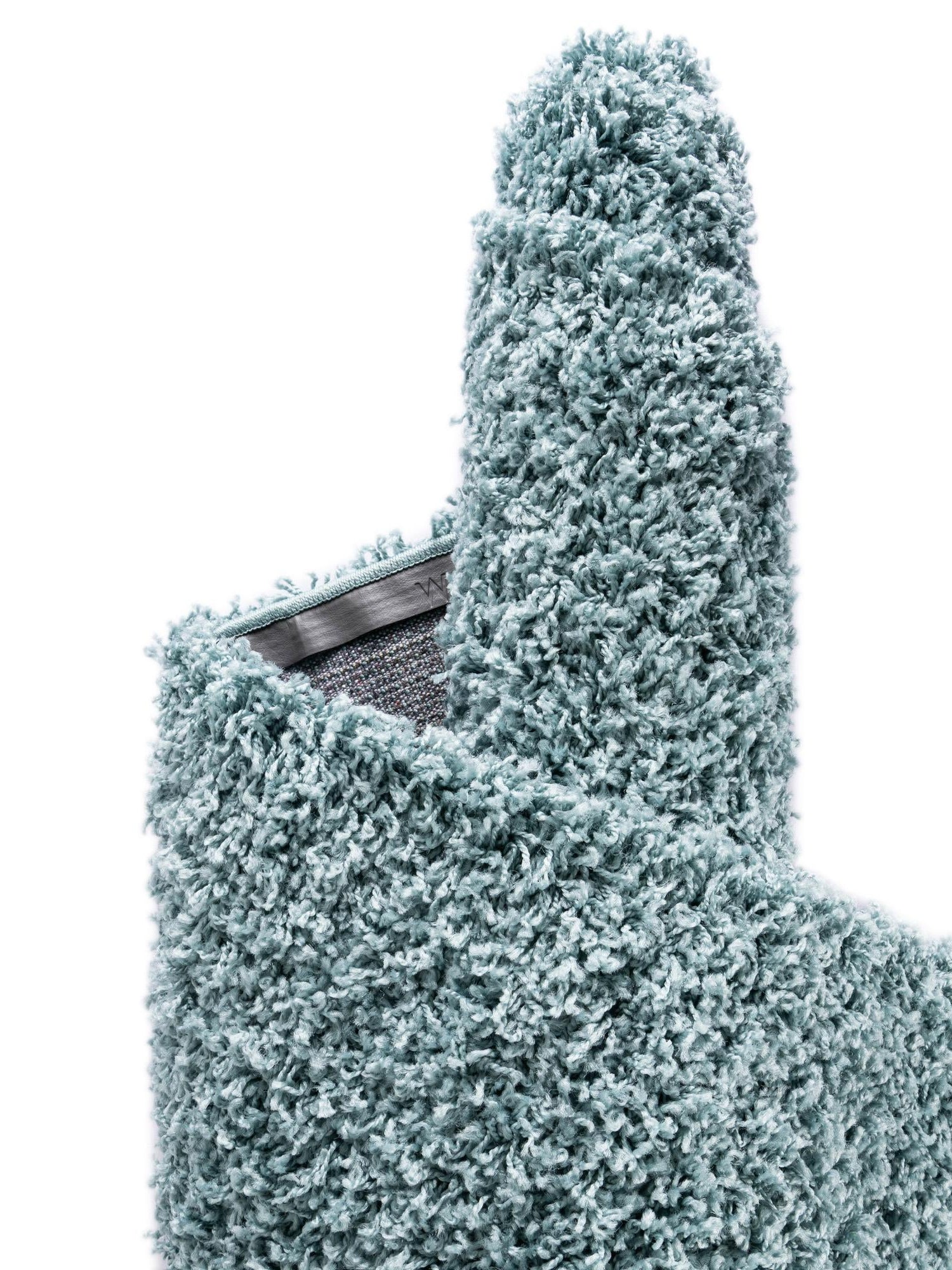 Light Slate Blue 7' 10 x 10' Solid Shag Oval Area Rug Thick Soft Touch Fluffy & Plush Shaggy Pile Durable Minimalist Carpet for Classic Interior Design for Sale at Rug Engine