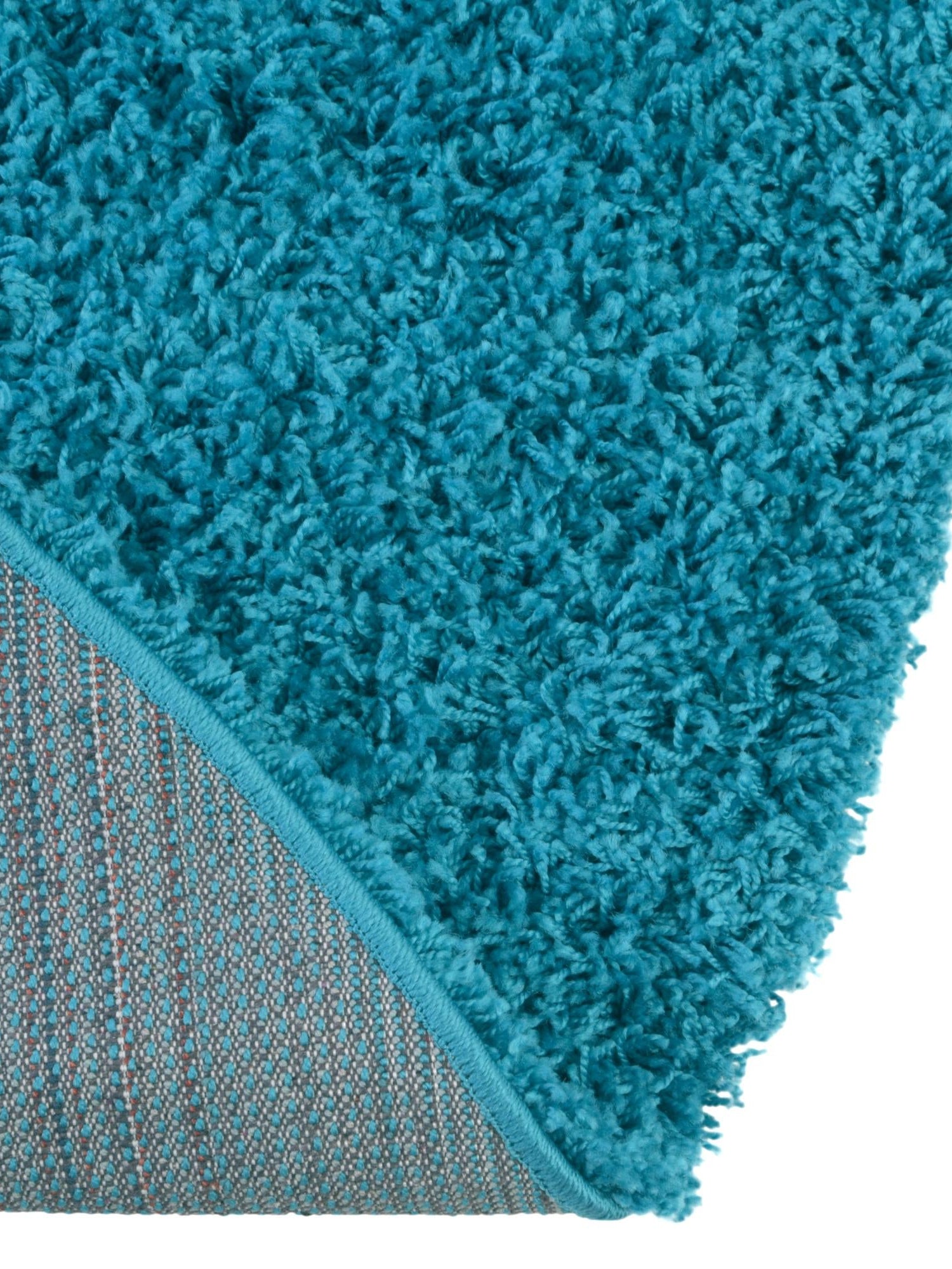 Turquoise 5' 3 x 8' Solid Shag Oval Area Rug Thick Soft Touch Fluffy & Plush Shaggy Pile Durable Minimalist Carpet for Classic Interior Design for Sale at Rug Engine