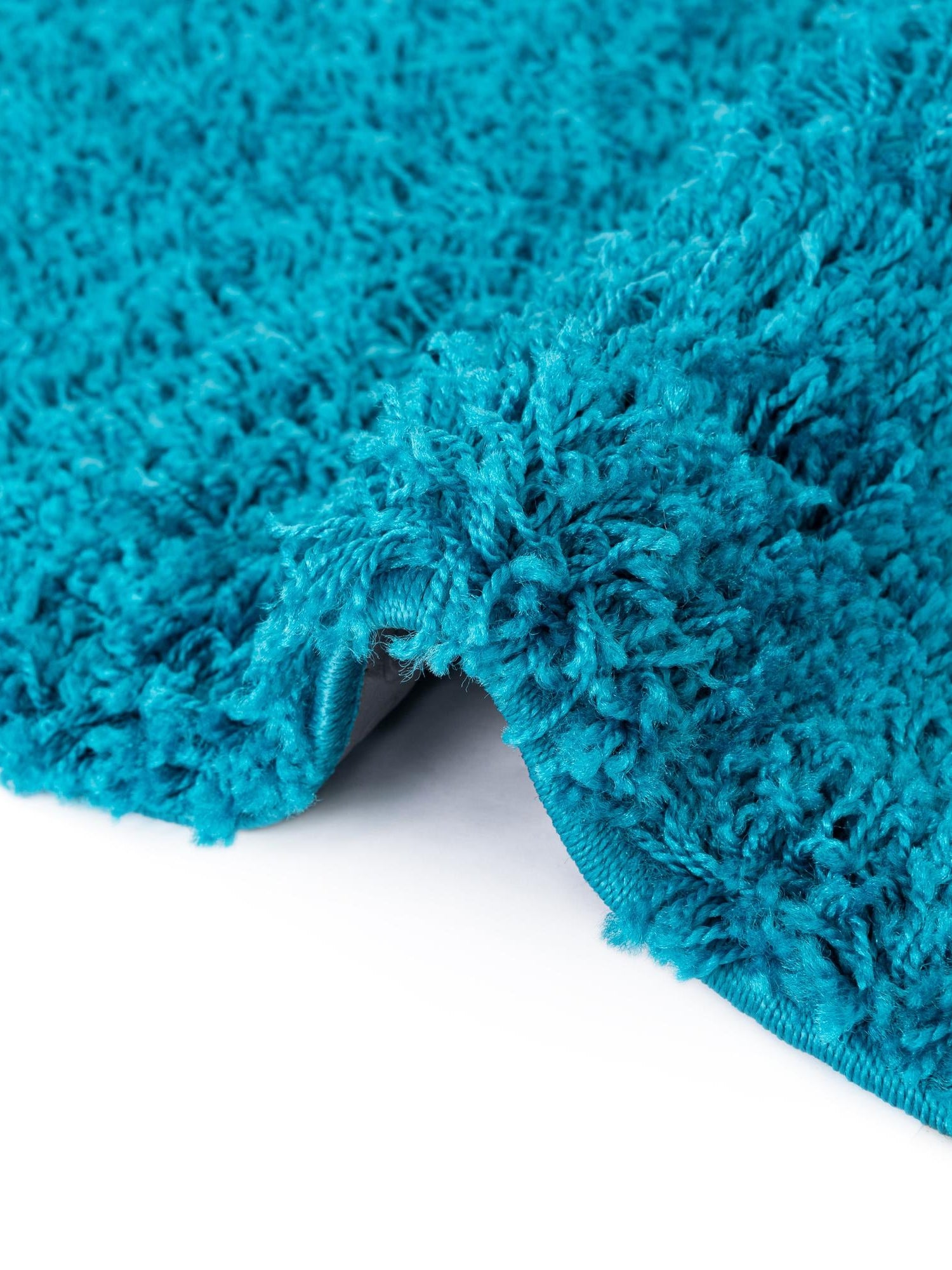 Turquoise 5' 3 x 8' Solid Shag Oval Area Rug Thick Soft Touch Fluffy & Plush Shaggy Pile Durable Minimalist Carpet for Classic Interior Design for Sale at Rug Engine