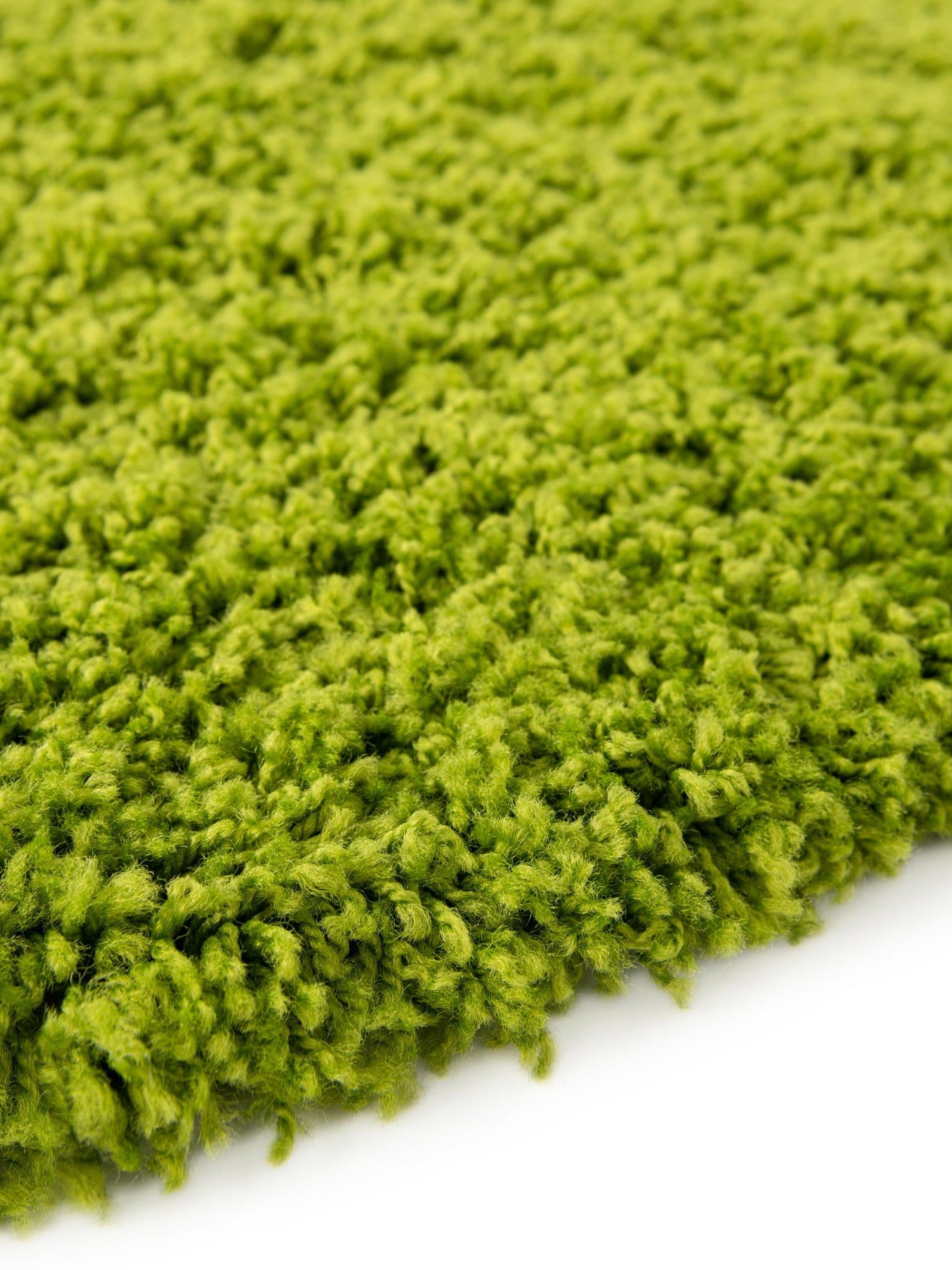 Grass Green 3' 1 x 5' 3 Solid Shag Oval Area Rug Thick Soft Touch Fluffy & Plush Shaggy Pile Durable Minimalist Carpet for Classic Interior Design for Sale at Rug Engine