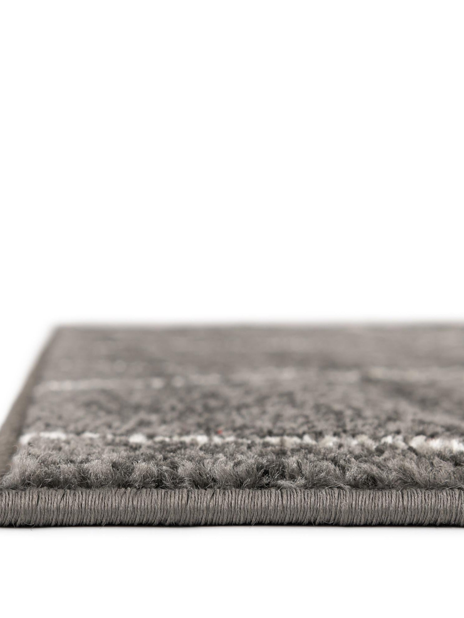 Dark Gray 5' 3 x 5' 3 Trellis Frieze Square Area Rug Geometric Modern Unique Stain Resistant Easy Clean Carpet for Living, Dining, Bedrooms, Office for Sale at Rug Engine