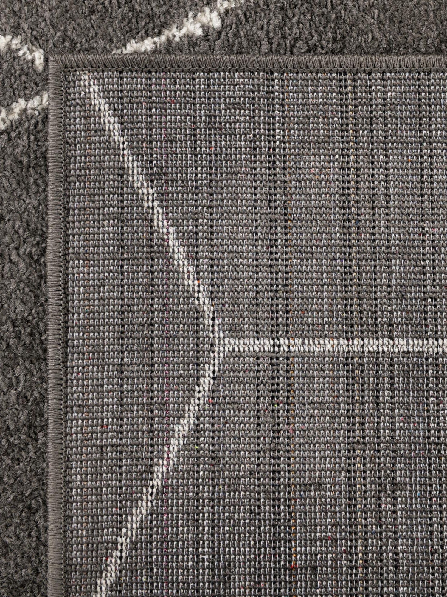 Dark Gray 6' 1 x 6' 1 Trellis Frieze Square Area Rug Geometric Modern Unique Stain Resistant Easy Clean Carpet for Living, Dining, Bedrooms, Office for Sale at Rug Engine