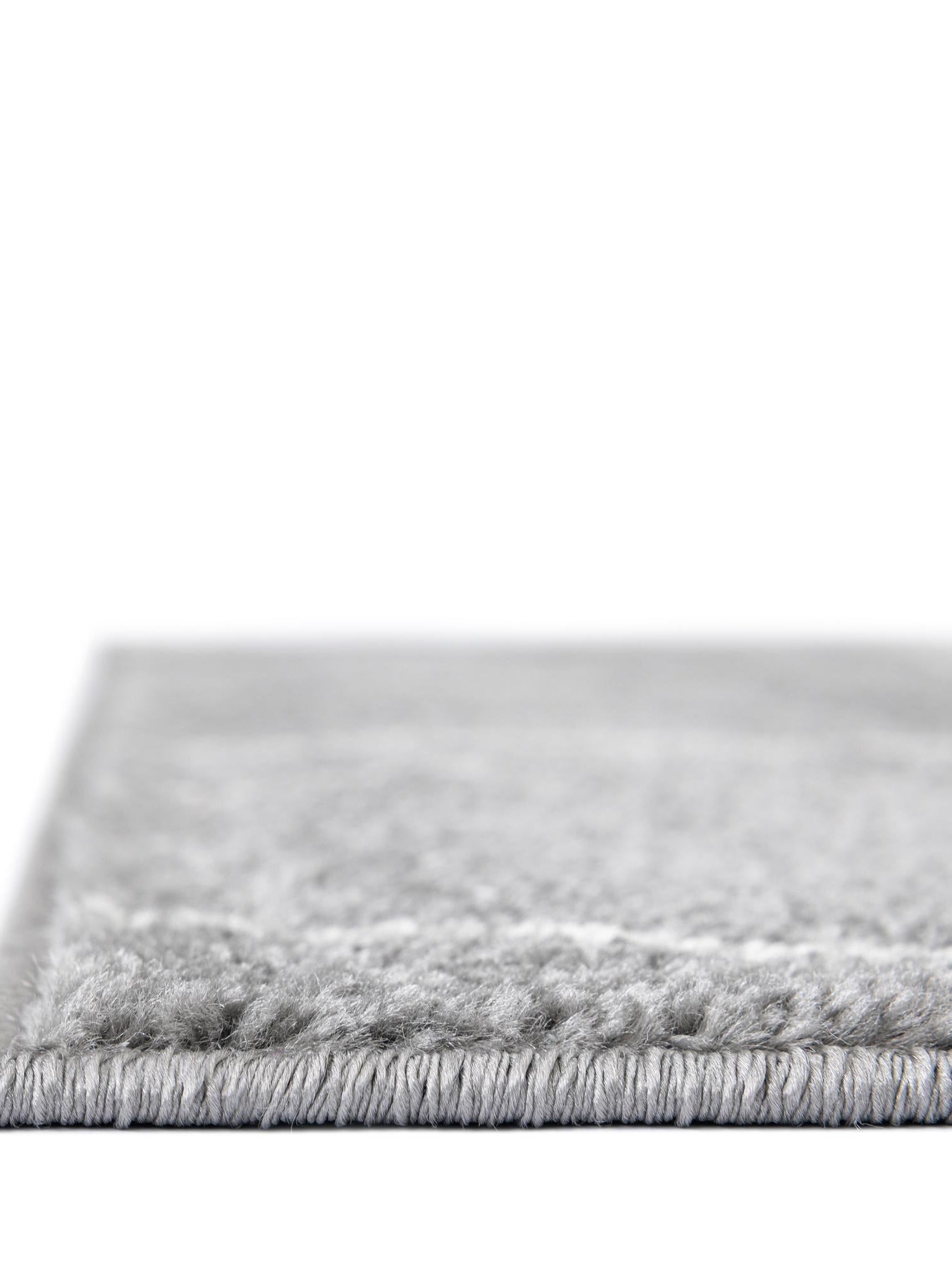 Light Gray 6' 1 x 6' 1 Trellis Frieze Square Area Rug Geometric Modern Unique Stain Resistant Easy Clean Carpet for Living, Dining, Bedrooms, Office for Sale at Rug Engine