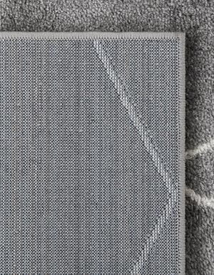 Light Gray 7' 10 x 7' 10 Trellis Frieze Square Area Rug Geometric Modern Unique Stain Resistant Easy Clean Carpet for Living, Dining, Bedrooms, Office for Sale at Rug Engine