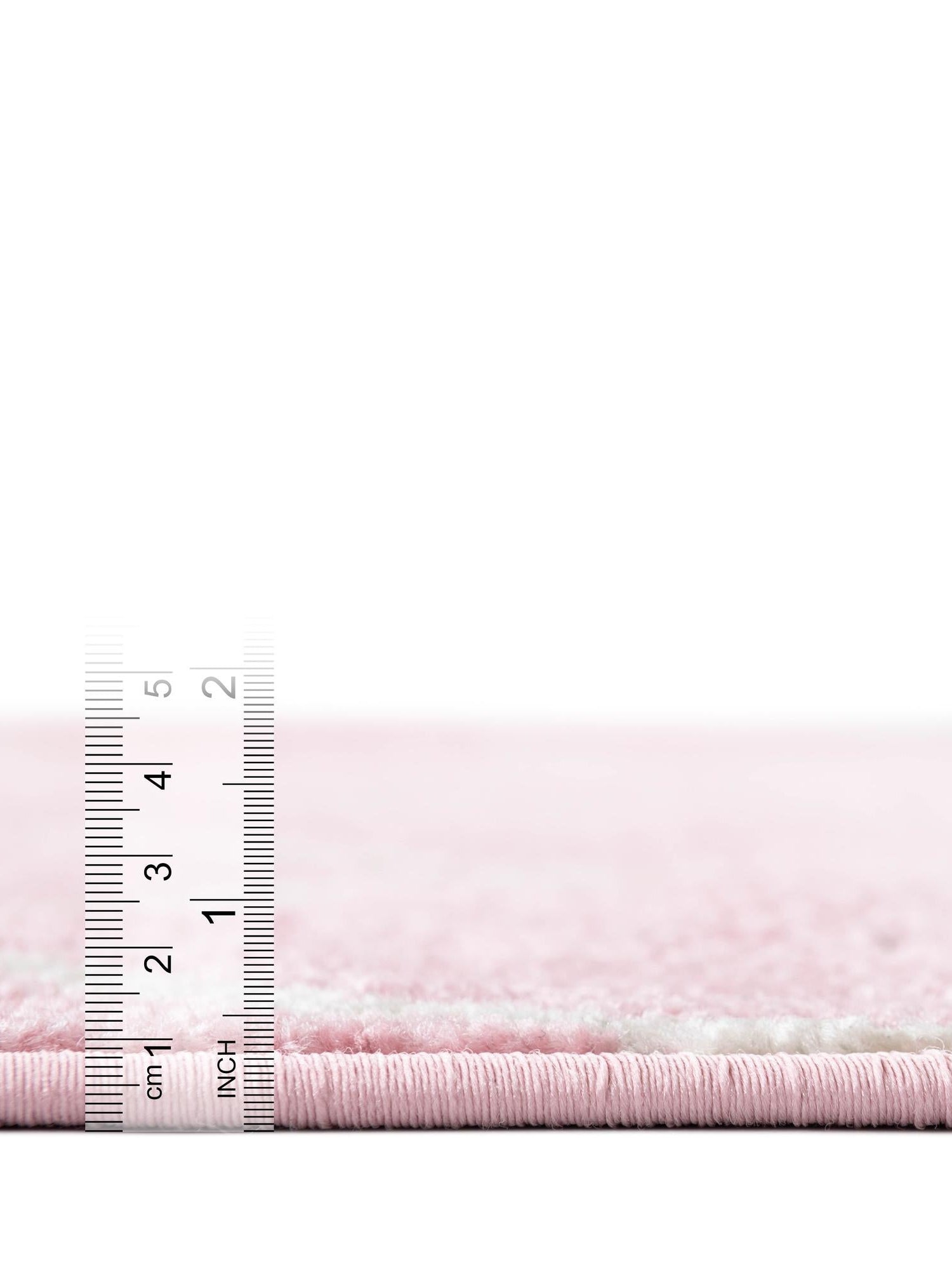 Light Pink 5' 3 x 5' 3 Trellis Frieze Octagon Area Rug Geometric Modern Unique Stain Resistant Easy Clean Carpet for Living, Dining, Bedrooms, Office for Sale at Rug Engine