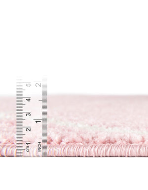 Light Pink 3' 1 x 3' 1 Trellis Frieze Square Area Rug Geometric Modern Unique Stain Resistant Easy Clean Carpet for Living, Dining, Bedrooms, Office for Sale at Rug Engine