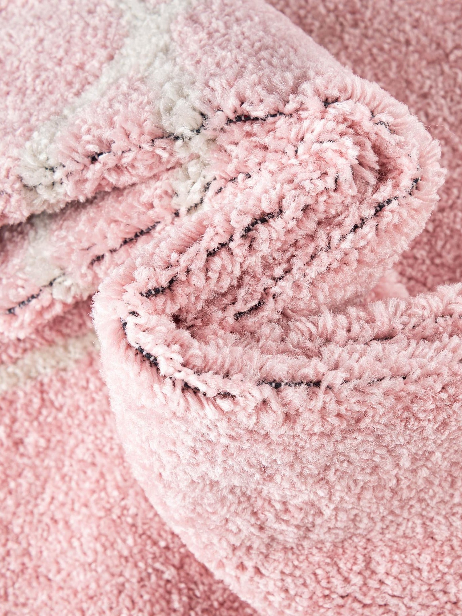 Light Pink 3' 1 x 3' 1 Trellis Frieze Square Area Rug Geometric Modern Unique Stain Resistant Easy Clean Carpet for Living, Dining, Bedrooms, Office for Sale at Rug Engine