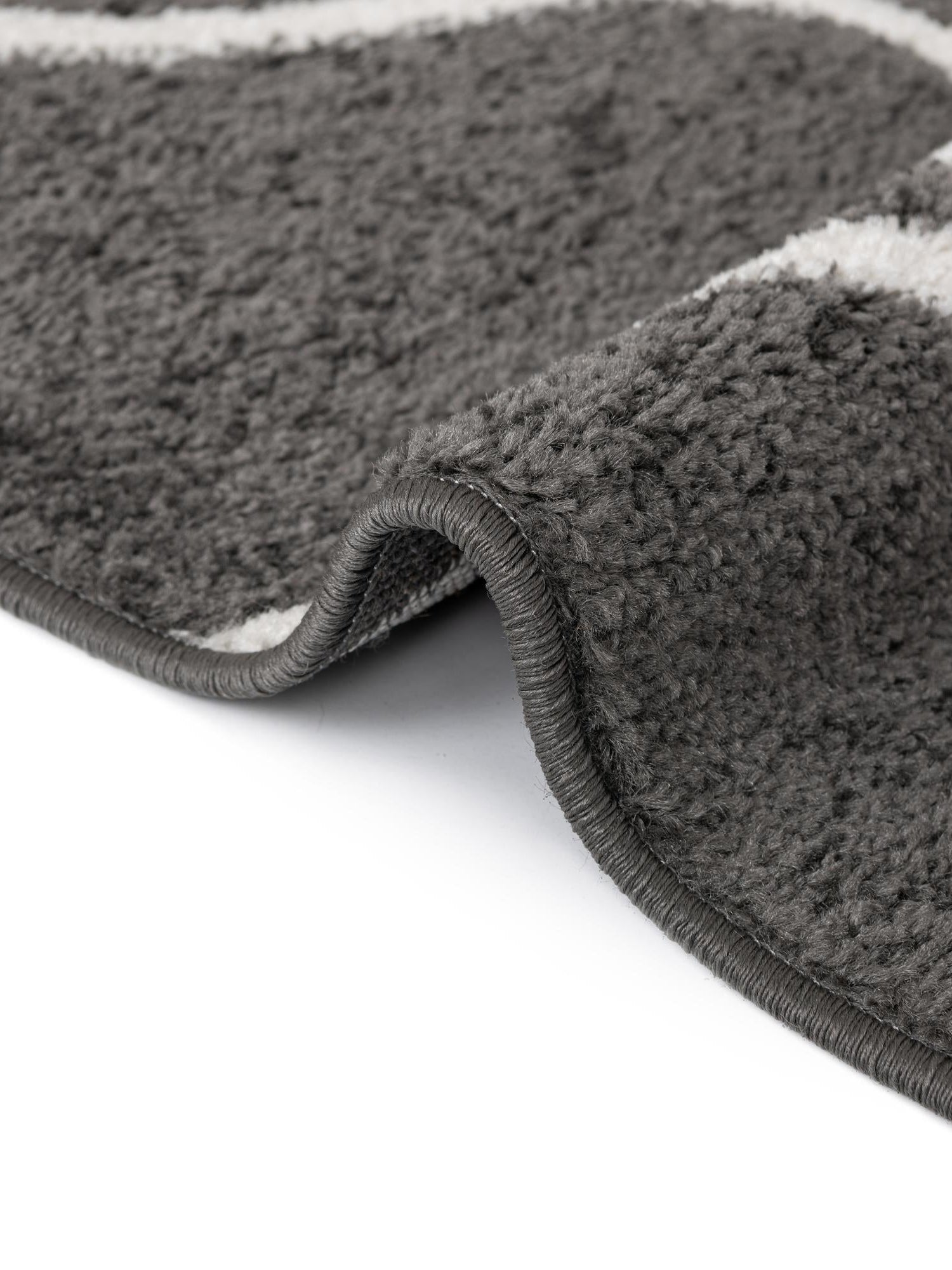 Dark Gray 5' 3 x 5' 3 Trellis Frieze Octagon Area Rug Geometric Modern Unique Stain Resistant Easy Clean Carpet for Living, Dining, Bedrooms, Office for Sale at Rug Engine