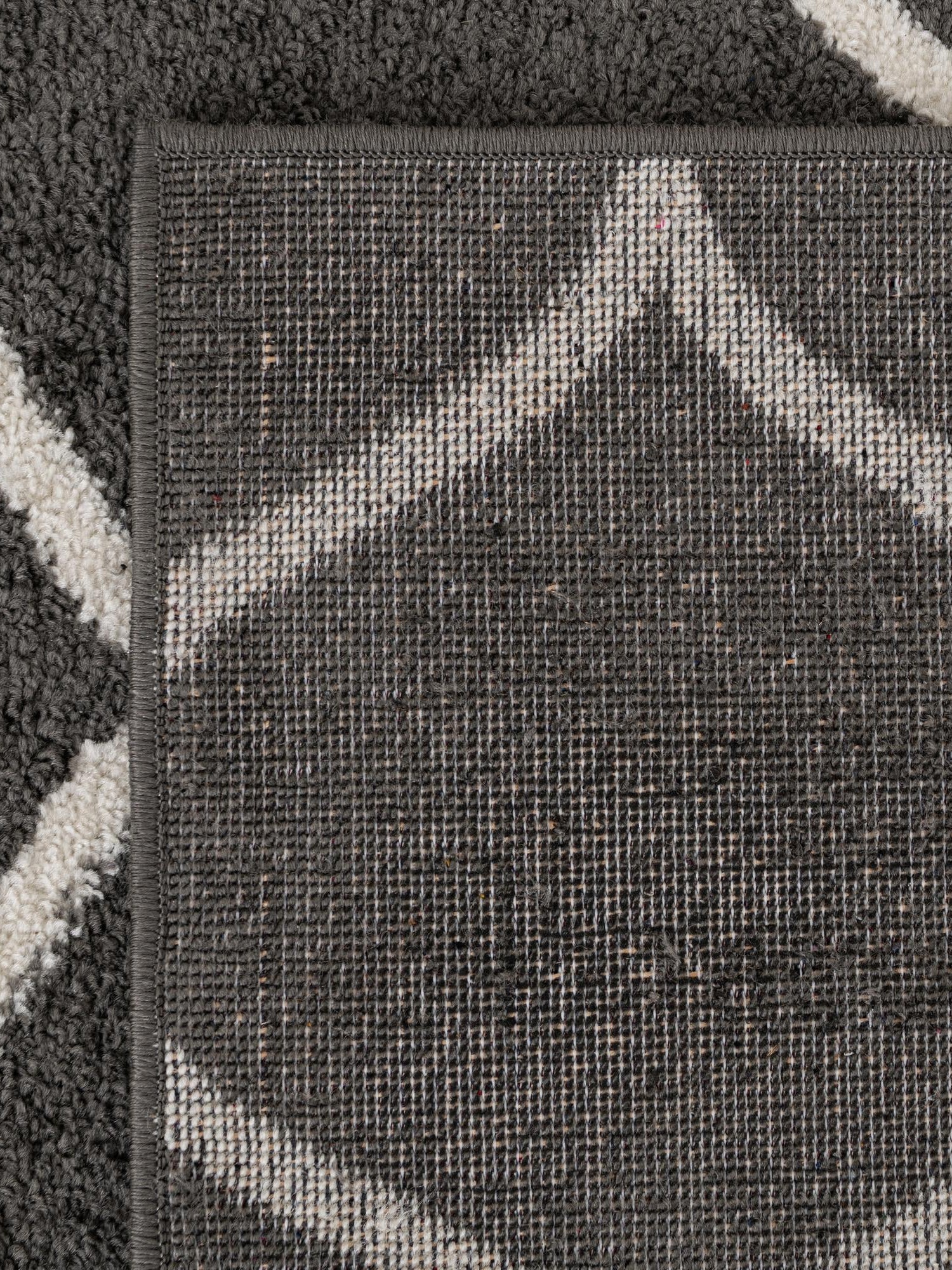 Dark Gray 4' 1 x 4' 1 Trellis Frieze Square Area Rug Geometric Modern Unique Stain Resistant Easy Clean Carpet for Living, Dining, Bedrooms, Office for Sale at Rug Engine