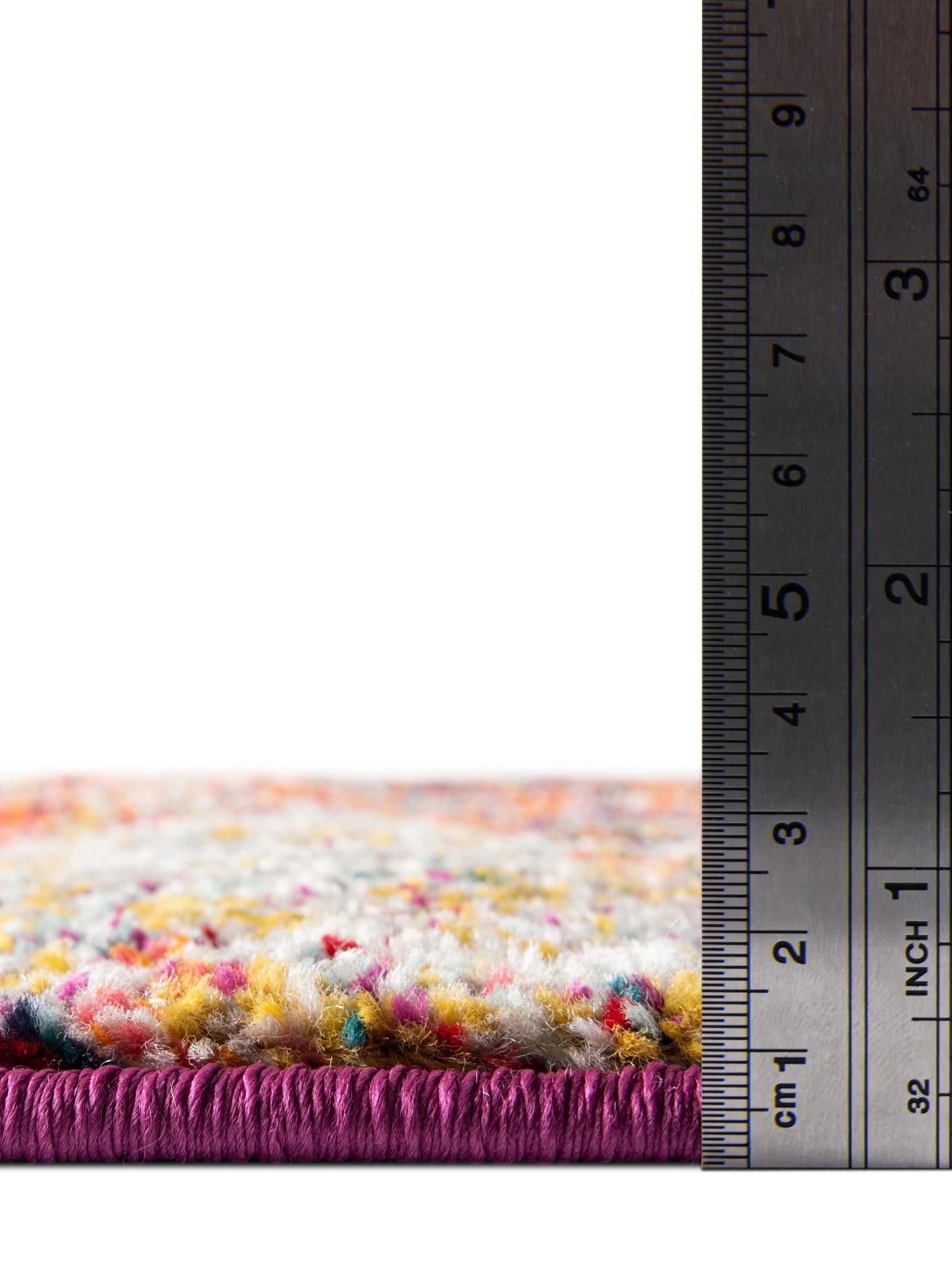 Multicolor 7' 1 x 7' 1 Trellis Frieze Square Area Rug Geometric Modern Unique Stain Resistant Easy Clean Carpet for Living, Dining, Bedrooms, Office for Sale at Rug Engine