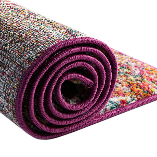Multicolor 6' 1 x 6' 1 Trellis Frieze Square Area Rug Geometric Modern Unique Stain Resistant Easy Clean Carpet for Living, Dining, Bedrooms, Office for Sale at Rug Engine