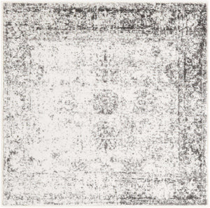 Gray 3' 1 x 3' 1 Sofia Square Area Rug Durable Easy Clean Stain Resistant Unique Carpet for Affordable Interior Home Design for Sale at Rug Engine