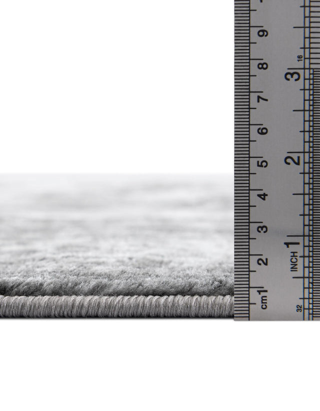 Gray 4' 1 x 6' 1 Sofia Oval Area Rug Durable Easy Clean Stain Resistant Unique Carpet for Affordable Interior Home Design for Sale at Rug Engine