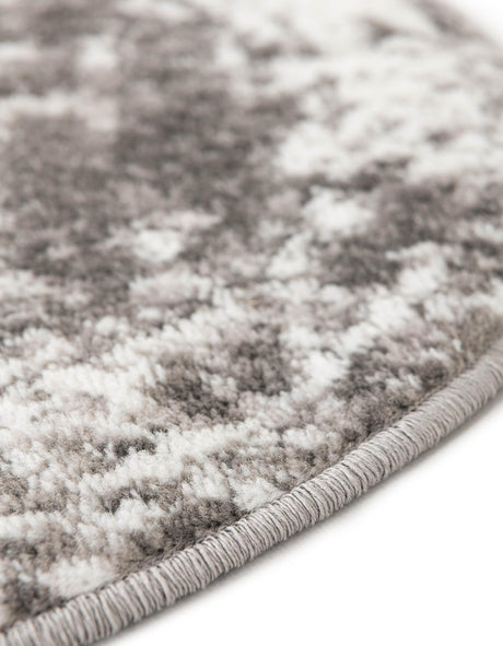 Gray 5' 3 x 8' Sofia Oval Area Rug Durable Easy Clean Stain Resistant Unique Carpet for Affordable Interior Home Design for Sale at Rug Engine