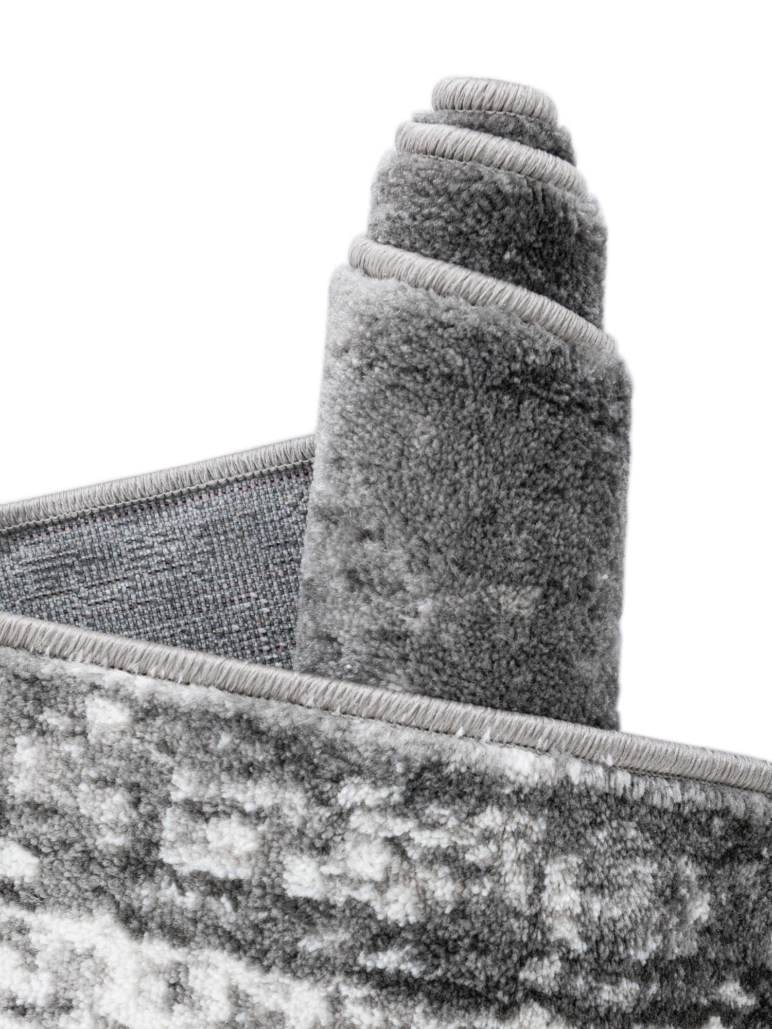 Gray 4' 1 x 6' 1 Sofia Oval Area Rug Durable Easy Clean Stain Resistant Unique Carpet for Affordable Interior Home Design for Sale at Rug Engine
