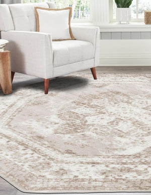 Beige 6' 1 x 6' 1 Sofia Octagon Rug