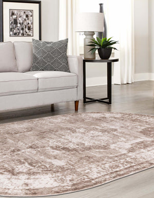 Beige 2' x 3' 1 Sofia Oval Rug