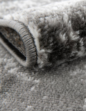 Dark Gray 7' 10 x 7' 10 Sofia Square Area Rug Durable Easy Clean Stain Resistant Unique Carpet for Affordable Interior Home Design for Sale at Rug Engine