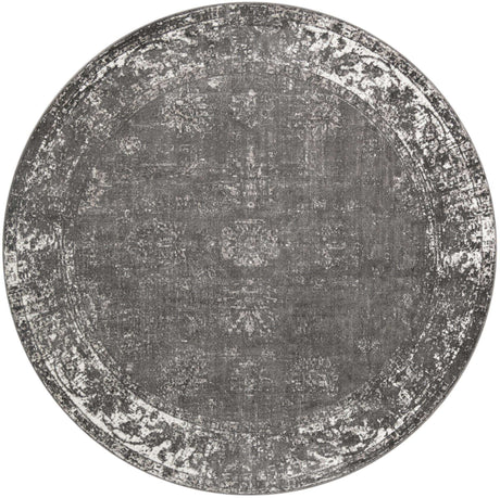 Dark Gray 10' x 10' Sofia Round Rug