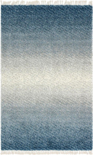 Blue 1' 4 x 1' 4 Hygge Shag Sample Area Rug Thick Soft Touch Fluffy & Plush Shaggy Pile 100% Polypropylene With Jute Backing Modern Carpet for Sale at Rug Engine