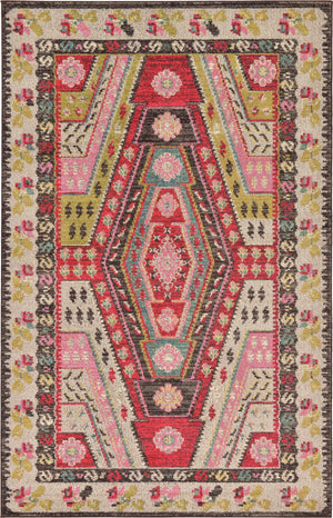 Multicolor 1' 4 x 1' 4 Sedona Sample Area Rug