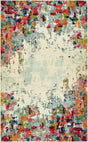 Multicolor 1' 4 x 1' 4 Chromatic Sample Area Rug 100% Polypropylene With Cotton Backing Abstract Modern Colorful Carpet Mat for Home Decor & Interior Design for Sale at Rug Engine