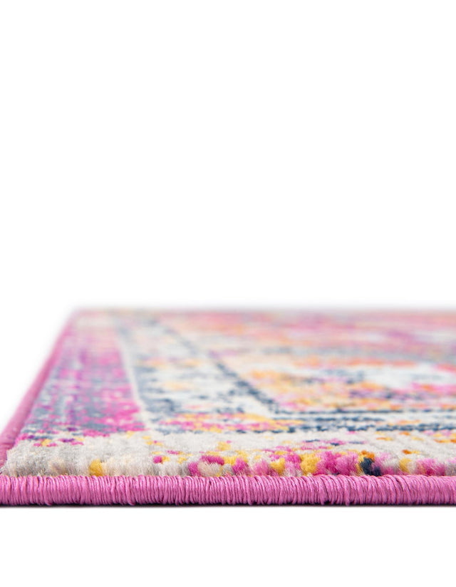 Fuchsia 3' 7 x 5' 3 Budapest Rectangle Area Rug 70% Polypropylene & 30% Polyester With Cotton Backing Traditional Classical Room Carpet for Sale at Rug Engine